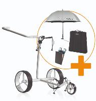 Chariot électrique Carbon Light + accessoires <BR>JUSTAR