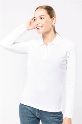 Polo manches longues<BR>Femme