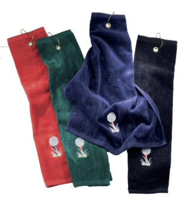 Serviette Golf- Balle de golf brodée 