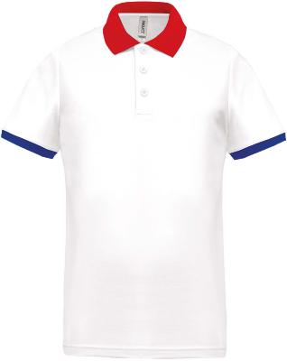 Polo Bleu Blanc Rouge<br>Homme