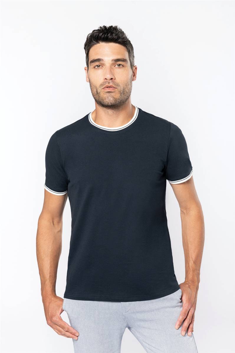 T-Shirts Twin Col Rond<BR> Homme